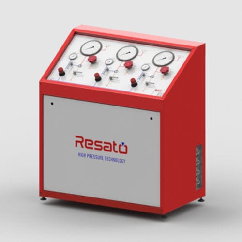 车间压力测试设备 - HBU  - RESATO High Pressure Technology - 风动式 / 增压