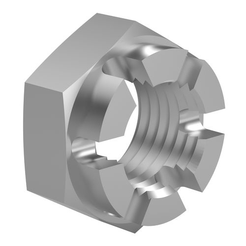 六角形螺母din 979 开槽钢