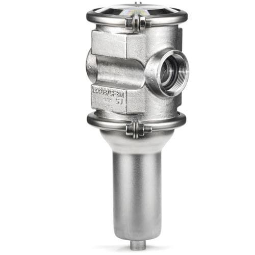 气体压力调节器 - UV 5.5 - MANKENBERG GmbH - 活塞 / 单级 / 弹性材料
