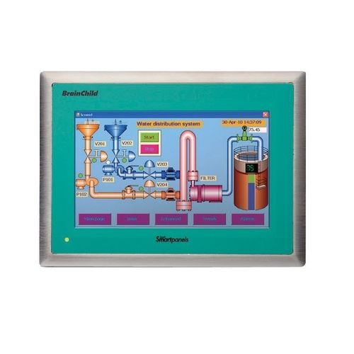 触摸屏用户界面 - HMI 750 - BRAINCHILD ELECTRONIC CO., LTD - 面板式 / 800 x 480 / ARM Cortex