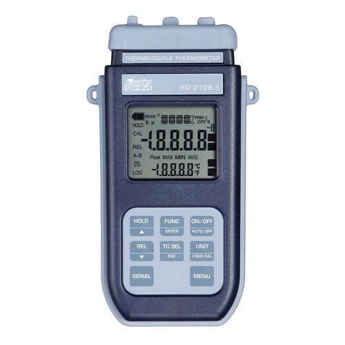 热电偶温度计 - HD2108.1 - Delta OHM - 数字 / °C / K