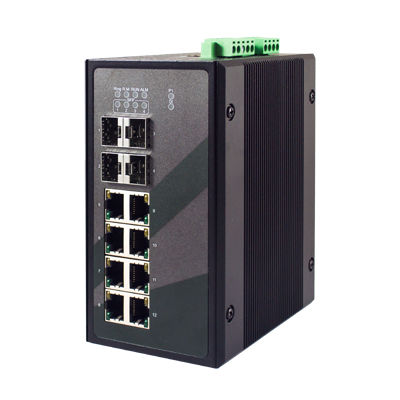管理型网络交换机 - EHG9512 Series - Atop Technologies - 12 端口式 / 千兆 / DIN导轨
