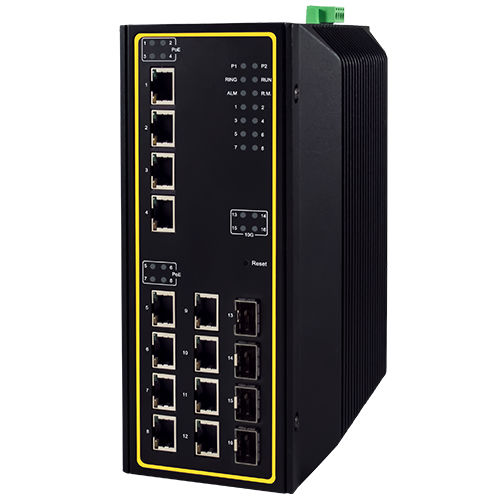 管理型以太网交换机 - EHG7616 Series - Atop Technologies - 16 端口式 / 千兆以太网 / 千兆