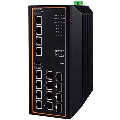 管理型以太网交换机 - EHG7516 Series - Atop Technologies - 16 端口式 / 千兆以太网 / 千兆