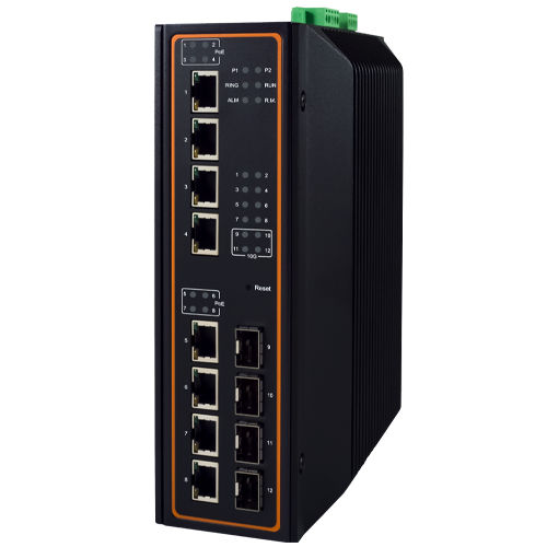 管理型以太网交换机 - EHG7512 Series - Atop Technologies - 12 端口式 / 千兆以太网 / 千兆