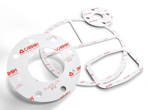 钢密封纸 - PLANIFLON™ E12 - Carrara Global Sealing Solution - PTFE / 法兰 / 法兰