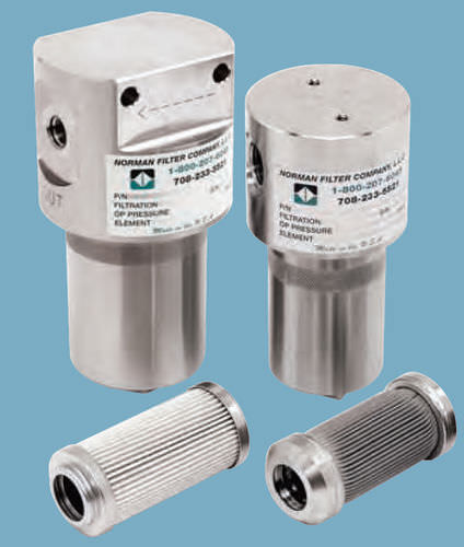 芯式过滤器外壳 - U-115 series - Norman Filters Co. - 用于液体