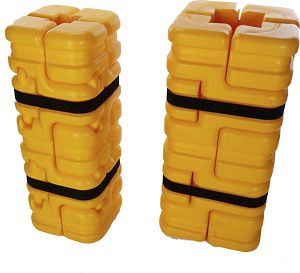 可调节柱子保护套 - CS-FIT-S-Y, CS-FIT-M-Y - Sentry Protection Products