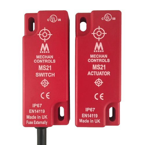 安全开关 - MS21 - Mechan Controls - 多极 / IP67 / 非接触式