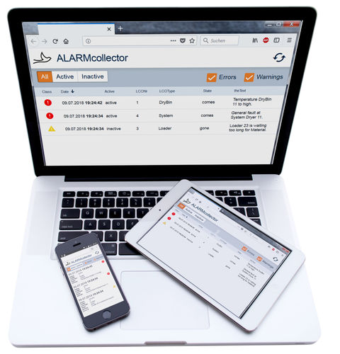 控制移动应用 - ALARMcollector - motan gmbh