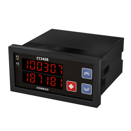 脉冲式计数器 - CT34SB - Comeco Control & Measurement - 6位显示 / 电子 / 可编程