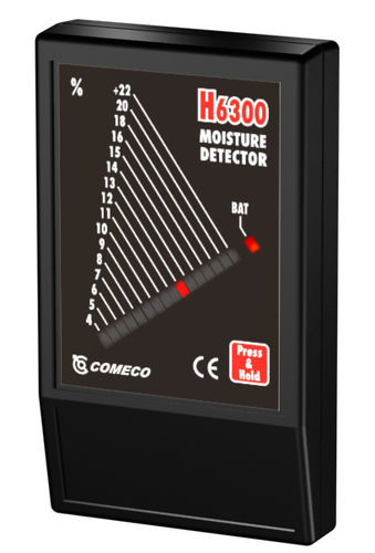 地面水分检测仪 - 1 - 7 cm | H6300 - Comeco Control & Measurement - 混凝土 / 用于木材 / 介电质