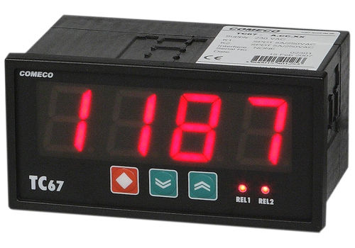 温度指示器 - 32 mm | TC67U-D4 - Comeco Control & Measurement - 数字 / 面板型