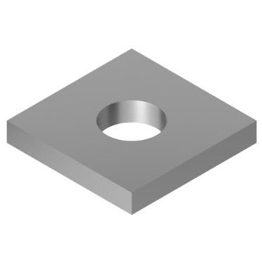 制动垫圈 - 21.1362/0 - Minitec - 正方形 / 电镀钢 / 用于型材