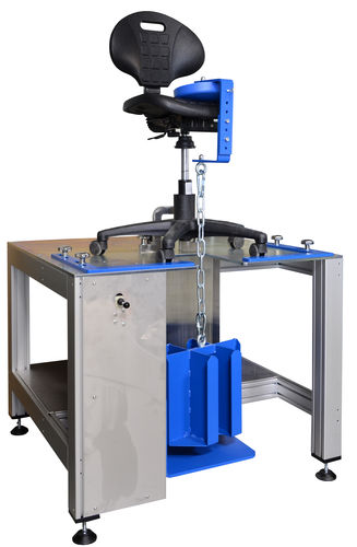 稳定性试验台 - Hegewald & Peschke Meß- und Prüftechnik GmbH - 用于家具 / 用于椅子 / 用于材料