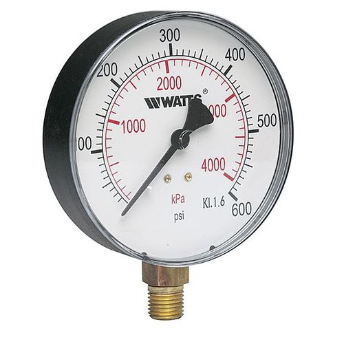 表盘压力计 - LFDPG-1 - Watts Water Technologies - 螺纹 / 波登管 / 工艺流程