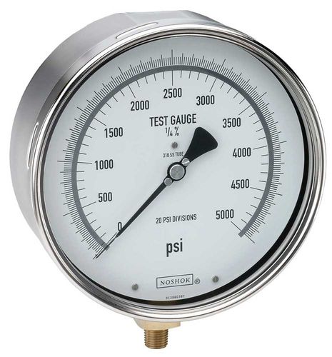 表盘压力计 - 800  - NOSHOK - 螺纹 / 不锈钢 / 黄铜