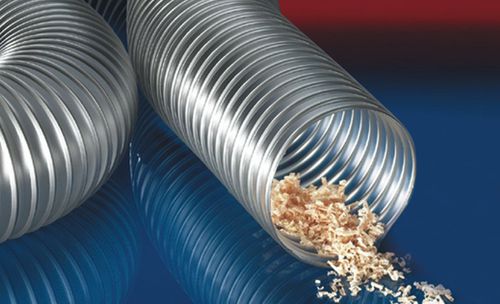 软油管 - TIMBERDUC® PUR 532 CNC (MD) - NORRES Schlauchtechnik GmbH - 灰尘 / 钢 / 聚氨酯