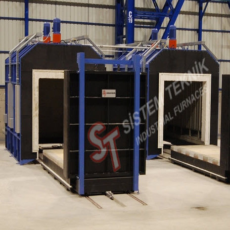 炉底可移动式炉 - Sistem Teknik Industrial Furnaces - 回火 / 电动 / 燃气