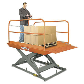 装载码头升降平台 - PDL series - Presto Lifts - 剪叉式 / 固定