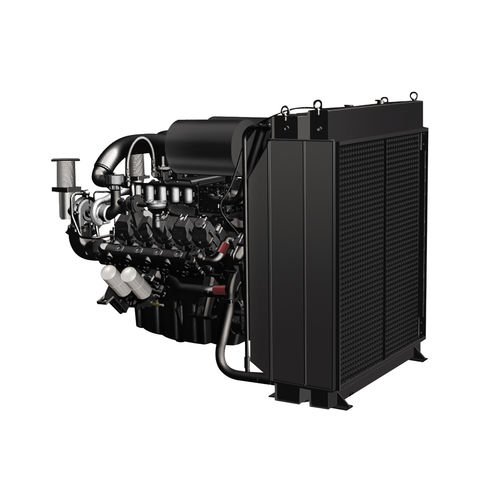 天然气发动机 - GV180TI - HD HYUNDAI INFRACORE - 10气缸 / 涡轮增压 / 用于发电机组