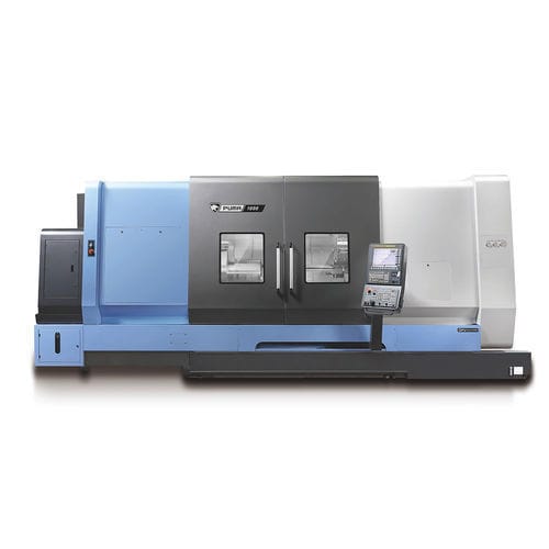 CNC数控车削加工中心 - PUMA 1000 series - DN SOLUTIONS - 双轴 / 10工具 / 用于大型工件