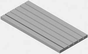 T形夹板 - Abbott Workholding - 带槽