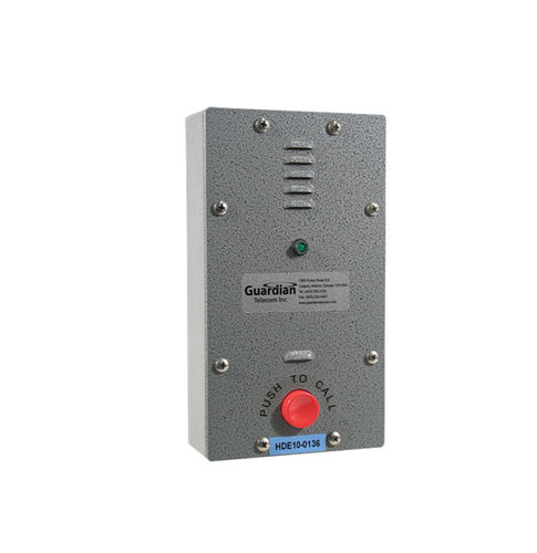 模拟工业电话机 - 0.25 W, 85 dB | HDE series - Guardian Telecom - 壁挂 / 急救