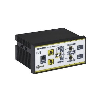 接地漏电保护继电器 - ELR-4 series - Contrel elettronica - 2NO/NF / 面板安装 / DIN导轨
