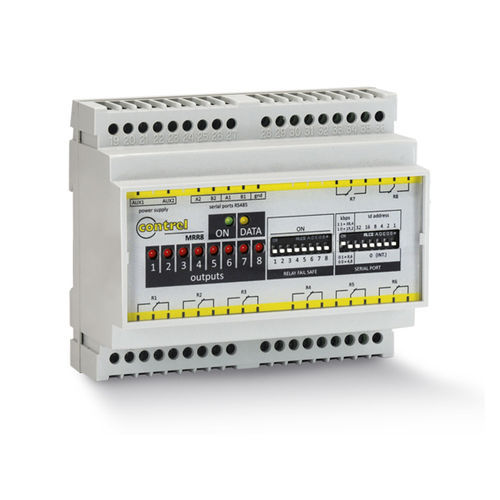 RS-485输出模块 - MR-R8 - Contrel elettronica - MODBUS / 8-O / 继电器输出