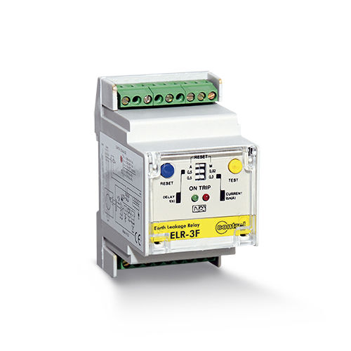 接地漏电保护继电器 - ELR-3F series - Contrel elettronica - 2NO/NF / 交流 / 直流