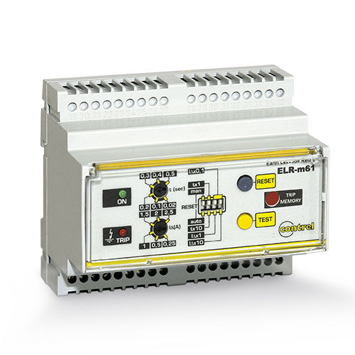 接地漏电保护继电器 - ELR-61 series - Contrel elettronica - 电流 / 2NO/NF / 面板安装
