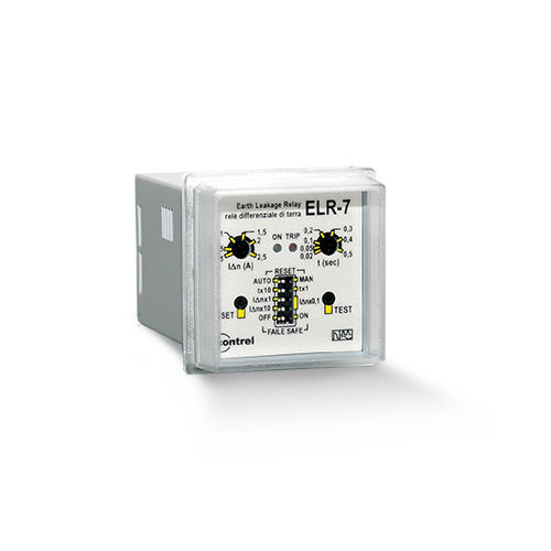 接地漏电保护继电器 - ELR-7 series - Contrel elettronica - 2NO/NF / 交流 / 直流