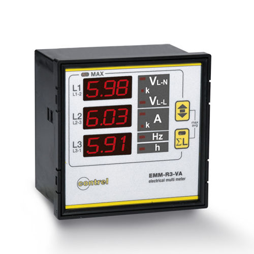 数字万用表 - EMM-R3VA - Contrel elettronica - 面板式 / 5 A / cat III