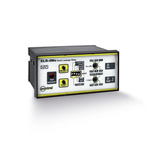 接地漏电保护继电器 - ELR-4 series - Contrel elettronica - 2NO/NF / 面板安装 / DIN导轨