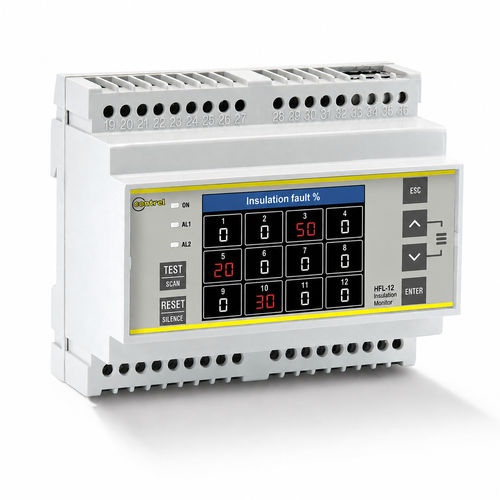 绝缘保护继电器 - HFL-12 - Contrel elettronica - 单相 / 交流 / DIN导轨