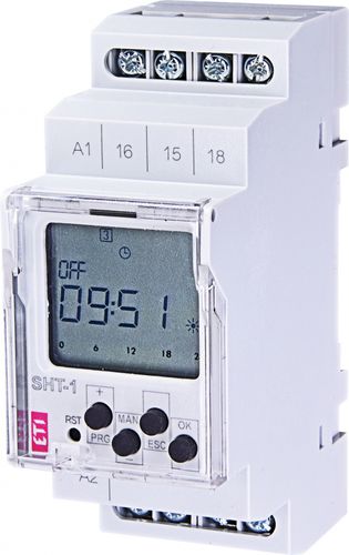 数字计时开关 - 002470051 - ETI - DIN导轨