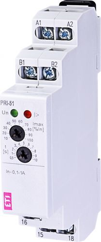 电流监控继电器 - 002471816 - ETI - 单相 / DIN导轨 / 延时
