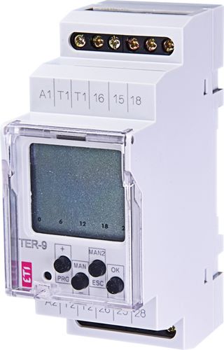 电子恒温器 - 002471803 - ETI - 可调节 / DIN导轨 / 数字