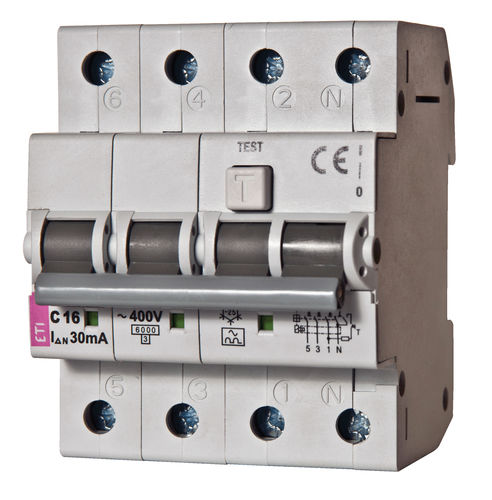 剩余电流动作断路器 / 交流 - 002174511 - ETI - 2极 / 模块化 / 模壳式