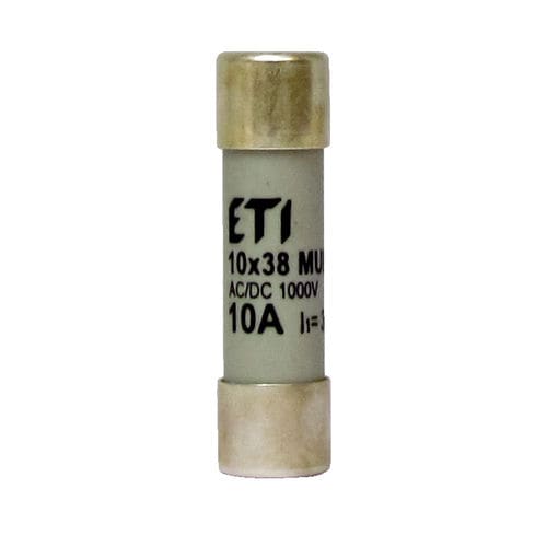 圆柱形熔断器 - 002625404 - ETI - gR 级 / 10x38 / 用于万用表