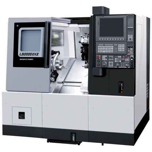 CNC数控车床 - LB2000 EX II - OKUMA EUROPE GMBH - 卧式 / 12工具 / 小型零件生产
