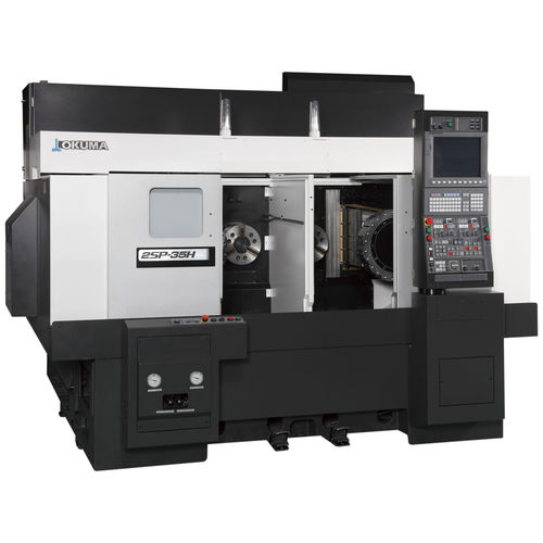 CNC数控车床 - 2SP-35H - OKUMA EUROPE GMBH - 卧式 / 二机轴 / 12工具