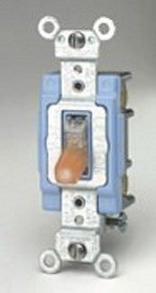 杠杆开关 - 1203-LHC - Leviton - 单极 / 重型应用 / 发光