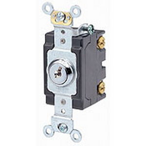 钥匙型开关 - 1220 series - Leviton - 单极 / 重型应用 / 机电