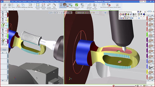 质量软件 - 5-Axis Milling - GibbsCAM - 编程 / 模拟 / 建模