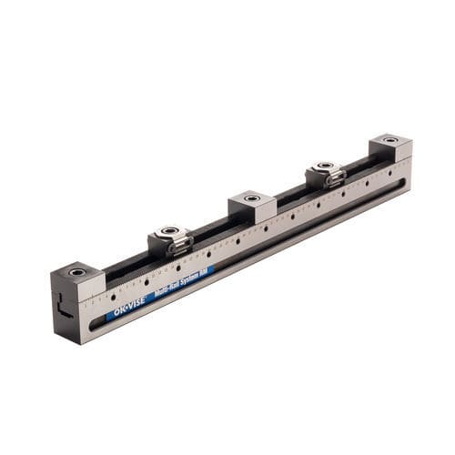 轨道系统夹紧系统 - Multi-Rail RM - OK-VISE - 机械 / 用于零件加工 / 用于加工车间