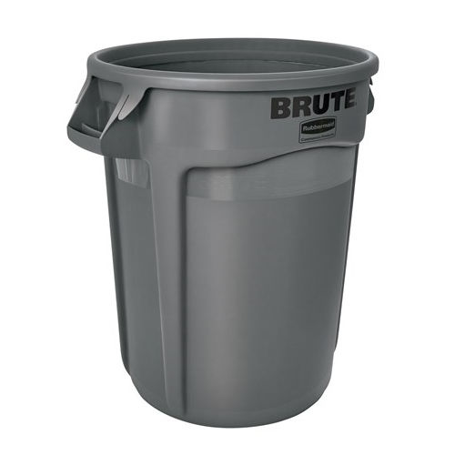 塑料废料箱 - FG2620000GRAY - Rubbermaid - 带把手 / 带通风系统 / 可叠放