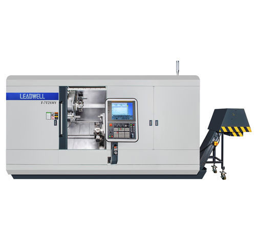 CNC数控车削加工中心 - T-7T2SMY - LEADWELL - 3轴 / A2-6 / 精准