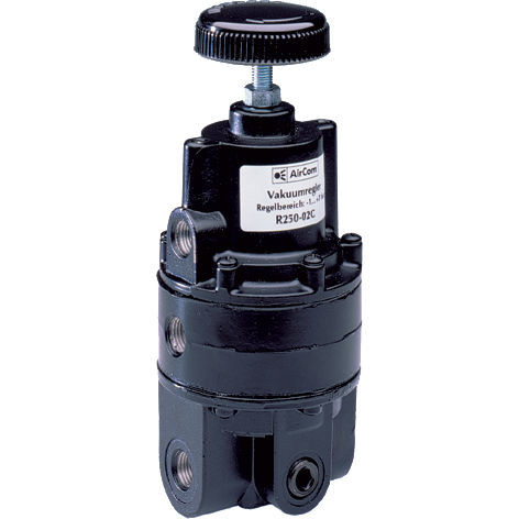 压缩空气压力调节器 - R250-2 series - AirCom Pneumatic - 隔膜 / 多级 / 不锈钢